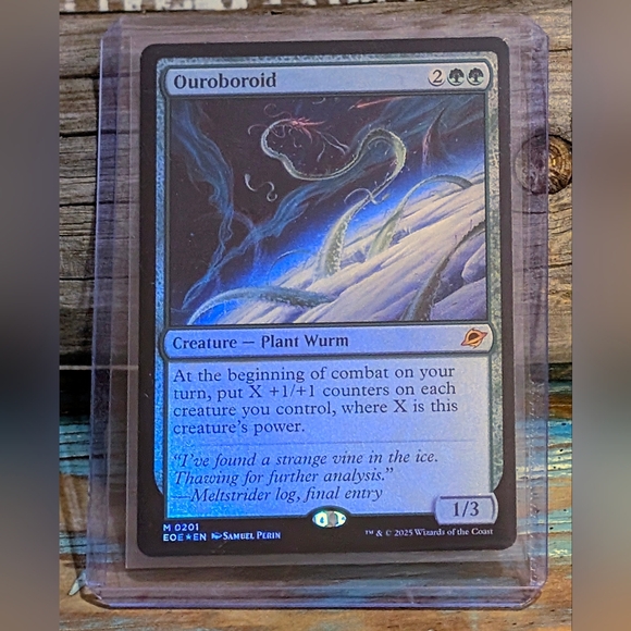 Magic The Gathering Other - Magic The Gathering Edge Of Eternities Ouroboroid Holo Card